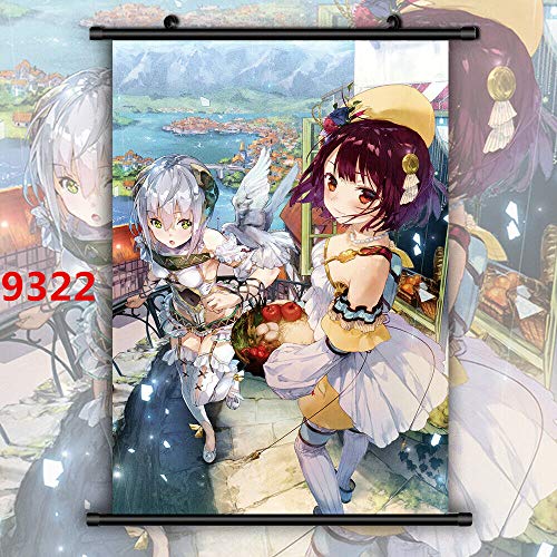 Por Anime Atelier Sophie Plachta Monika Leon Manga Póster De Pared Sala De Desplazamiento Decoración Del Hogar Arte De La Pared (9322,60x90cm/24x36inches)