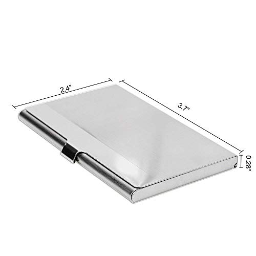 Porta tarjeta de visita con diseño astillado, caja de crédito con nombre de monedero de acero inoxidable para hombres y mujeres-Eagles