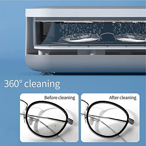 Portable Ultrasonic Jewelry Cleaner,Ultrasonic Glasses Cleaner,Multifunctional Professional Jewelry Cleaner Perfect for Cleaning Eyeglasses Watches Necklace and Earring