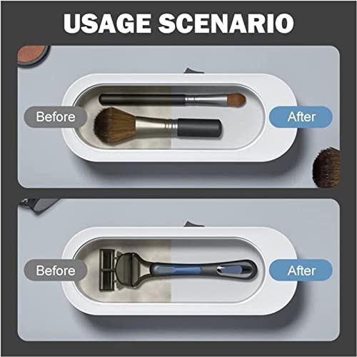 Portable Ultrasonic Jewelry Cleaner,Ultrasonic Glasses Cleaner,Multifunctional Professional Jewelry Cleaner Perfect for Cleaning Eyeglasses Watches Necklace and Earring