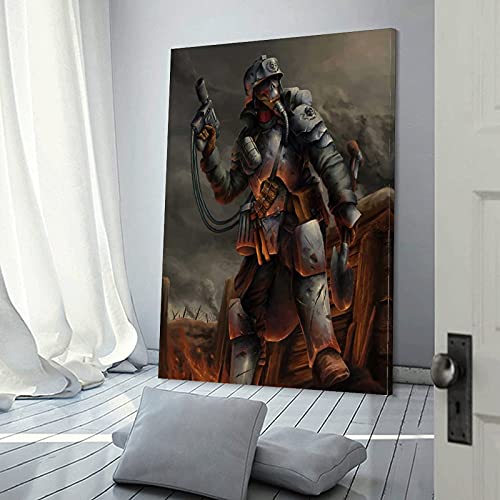Póster de Death Korps of Krieg sobre lienzo y arte de pared con impresión moderna para decoración de dormitorio familiar de 20 x 30 pulgadas (50 x 75 cm)