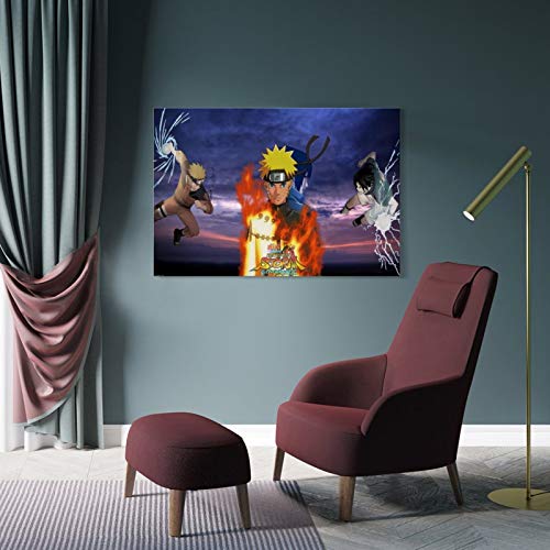 Póster de FanFF Naruto Shippuden Ultimate Ninja Storm Generations pintura decorativa de la pared de la sala de estar carteles de 20 x 30 cm