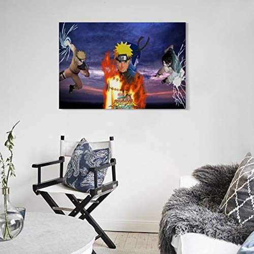 Póster de FanFF Naruto Shippuden Ultimate Ninja Storm Generations pintura decorativa de la pared de la sala de estar carteles de 20 x 30 cm