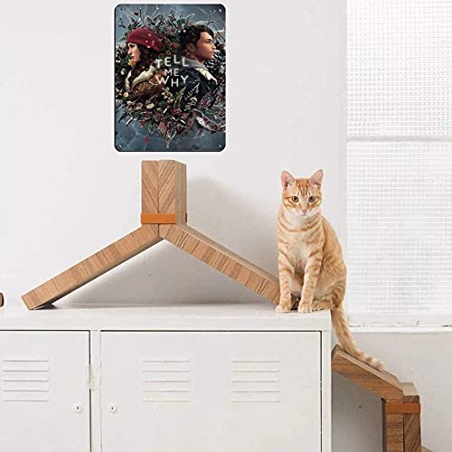 Póster de juego con texto en inglés "Tell Me Why Chapter 1", diseño retro, estilo retro, con texto en inglés "Tell Me Why Chapter 1", 30 x 40 cm