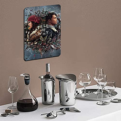 Póster de juego con texto en inglés "Tell Me Why Chapter 1", diseño retro, estilo retro, con texto en inglés "Tell Me Why Chapter 1", 30 x 40 cm