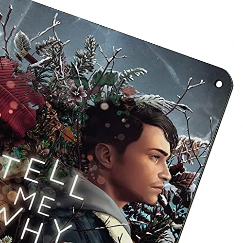 Póster de juego con texto en inglés "Tell Me Why Chapter 1", diseño retro, estilo retro, con texto en inglés "Tell Me Why Chapter 1", 30 x 40 cm