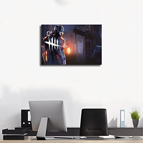 Póster de juego de jugador de juego de terror Dead by Daylight, póster de lienzo para decoración de sala de estar, dormitorio, decoración de 1 50 x 75 cm