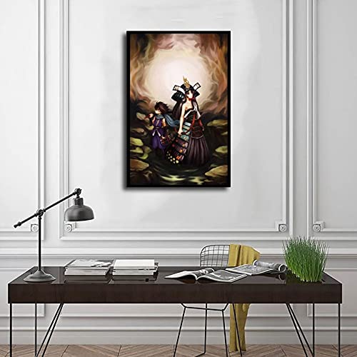 Póster de Muramasa The Demon Blade 3 en lienzo para decoración de la pared de 30 x 45 cm. Unframe: