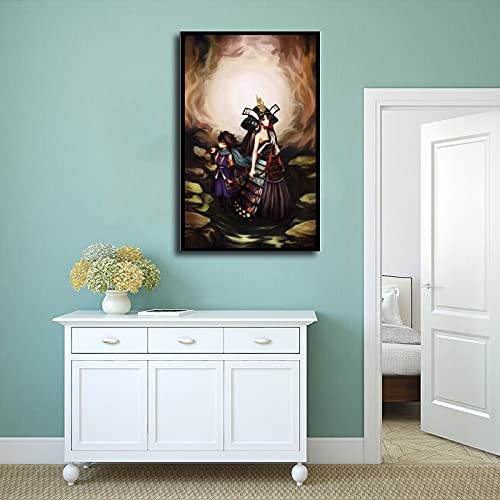 Póster de Muramasa The Demon Blade 3 en lienzo para decoración de la pared de 30 x 45 cm. Unframe: