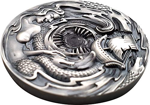 Power Coin Scylla and Charybdis Escila Caribdis Evil Within 3 Oz Moneda Plata 20$ Palau 2020