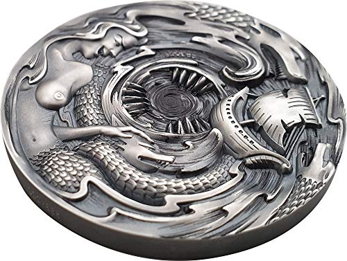 Power Coin Scylla and Charybdis Escila Caribdis Evil Within 3 Oz Moneda Plata 20$ Palau 2020