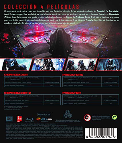 Predator Colección 4 Películas [Blu-ray]
