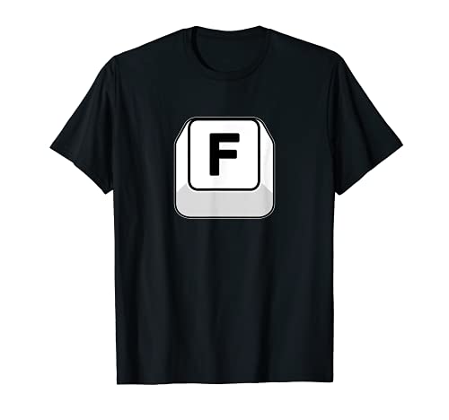 Presione F para pagar respetos Meme - Funny F Key Keyboard Gaming Camiseta
