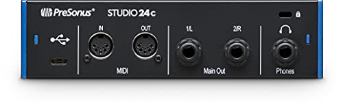 Presonus Studio 24 C - Interfaz de audio USB-C a 24-bit / 192 kHz