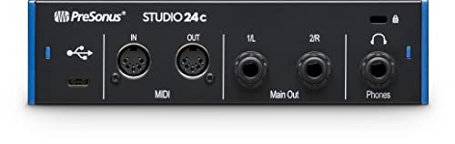 Presonus Studio 24 C - Interfaz de audio USB-C a 24-bit / 192 kHz