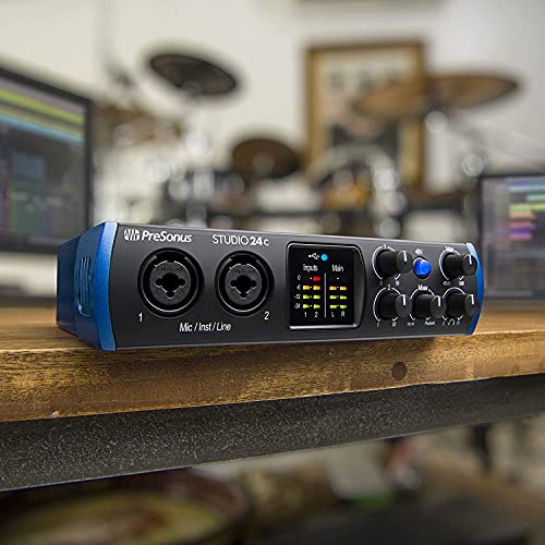 Presonus Studio 24 C - Interfaz de audio USB-C a 24-bit / 192 kHz