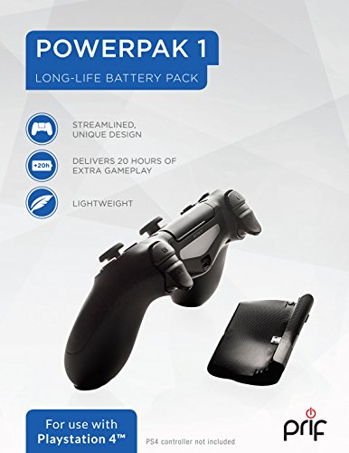 PRIF - Powerpak 1 20+ Hours Contoured Powerbank (PS4)