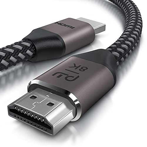 Primewire – 0,5m - Cable Premium 8K HDMI 2.1-8K a 120 Hz DSC - 4K 2K - 7680 x 4320 - UHD II - HDMI 2.1 2.0a 2.0b - 3D - Alta Velocidad Ethernet – HDR - eARC – Compatible BLU Ray PS4 PS5 Xbox