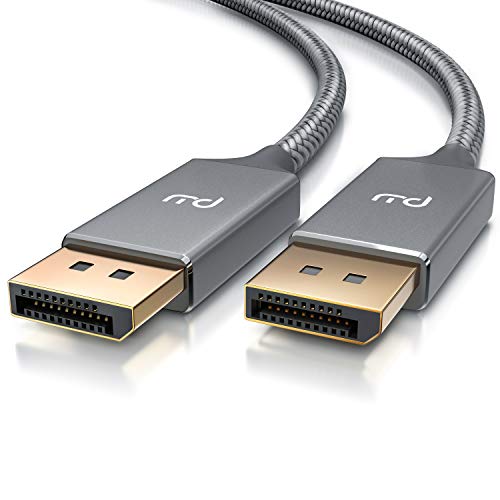 Primewire – 1m - Cable Premium 8K DisplayPort a DisplayPort - DP1.4 – UHD II – 8K – 7680 x 4320 a 60 Hz con DSC – HBR3 – Contactos Dorados – para ordenadores de sobremesa y portátiles con DP
