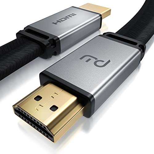 Primewire – 5 m - Cable Premium 8K HDMI 2.1 - Plano - 2K 4K 8K - Alta Velocidad - UHD II - 3D TV - eARC - HDR 10+ - 8K a 120Hz con DSC - HDTV 7680 x 4320 – Compatible Blu Ray PS4 PS5 Xbox Series S X