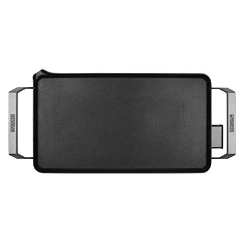 Princess 103110 Table Chef Premium XL, 46 x 26 cm, Plancha grande para cocinar sin aceite de aluminio fundido con revestimiento antiadherente, Asas frías al tacto, Termostato regulable, 2500 W