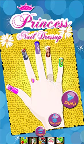 Princess Nail Salon Dress Up - juegos de uñas para niñas gratis