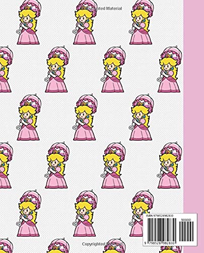 Princess Peach Composition Notebook, 100 College Ruled Paper