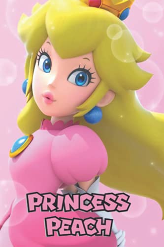 Princess Peach Notebook: Lined Pages Notebook Small Size 6x9 inches / 110 pages / Original Design For Cover And Pages / It Can Be Used As A Notebook, Journal, Diary, or Composition Book.