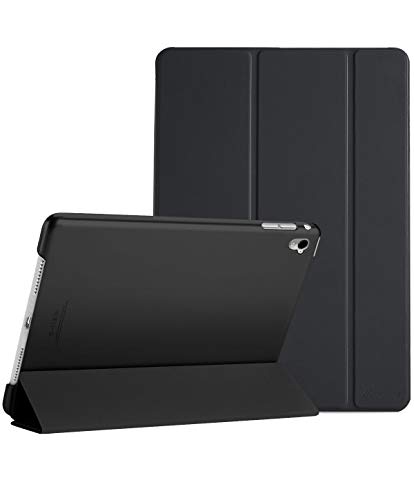 ProCase Funda Inteligente para iPad Pro 9,7" 2016, Carcasa Folio Ligera y Delgada con Smart Cover/Reverso Translúcido Esmerilado/Soporte para Apple iPad Pro 9.7 Pulgadas (A1673 A1674 A1675) -Negro