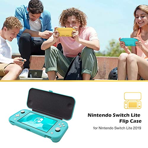 ProCase Funda Protectora para Nintendo Switch Lite con 2 Protectores de Pantalla Vidrio Templado, Estuche con Tapa Antiarañazos de Cubierta Suave y Delgada para Nintendo Switch Lite 2019 – Turquesa