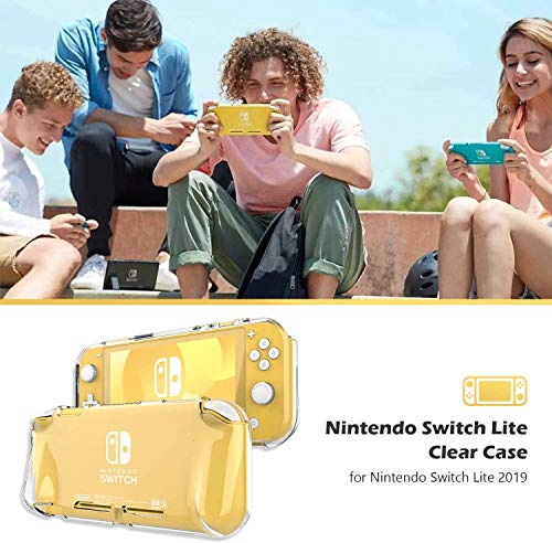 ProCase Funda Transparente para Nintendo Switch Lite 2019, Carcasa TPU Suave Antigolpes Antiarañazos para Nintendo Switch Lite 2019 –Transparente