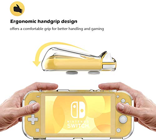 ProCase Funda Transparente para Nintendo Switch Lite 2019, Carcasa TPU Suave Antigolpes Antiarañazos para Nintendo Switch Lite 2019 –Transparente