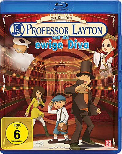 Professor Layton und die ewige Diva - Der Film - [Blu-ray] [Alemania]