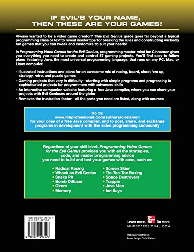 Programming Video Games for the Evil Genius