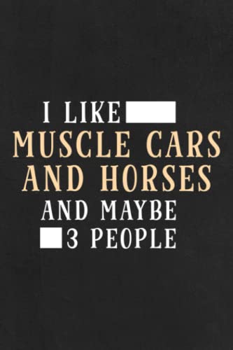Project Planner - I Like Muscle Cars And Horses And Maybe 3 People Quote: Work Organizer Project Management Notebook Track Personal Small And Medium Project,Notebook Journal