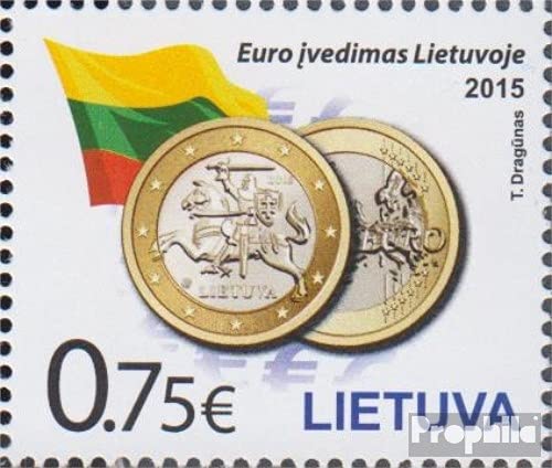 Prophila Collection Lituania 1175 (Completa.edición.) 2015 introducción €URO (Sellos para los coleccionistas) Monedas y Billetes en Sello