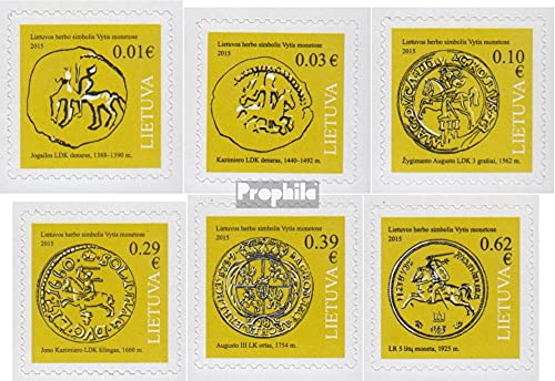 Prophila Collection Lituania 1176-1181 (Completa.edición.) 2015 histórico Monedas (Sellos para los coleccionistas) Monedas y Billetes en Sello