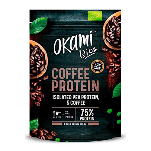 Protei­na aislada de guisante y cafe© Okami 500g