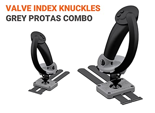 PROTUBEVR - ProTas Combo Double Joystick by ProTubeVR for Valve Index Knuckles - Grey