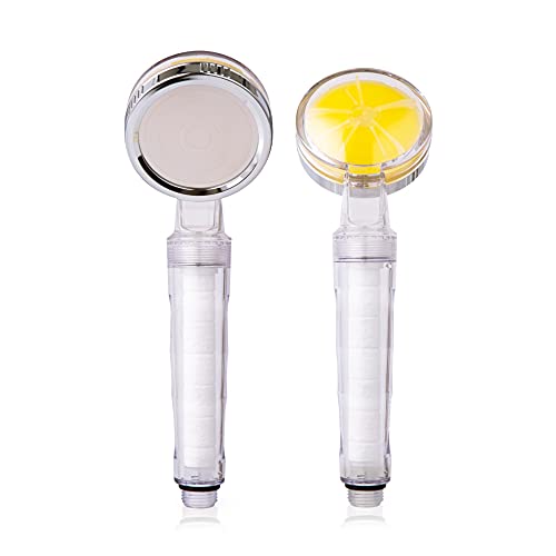 PRUMI Vitamin C Shower - High-Pressure Showerhead, Efficient Water Saving, Hard Water Softener, Filter Chlorine & Fluoride & Rust, Helps Dry Skin & Hair Loss & Itchy Skin.