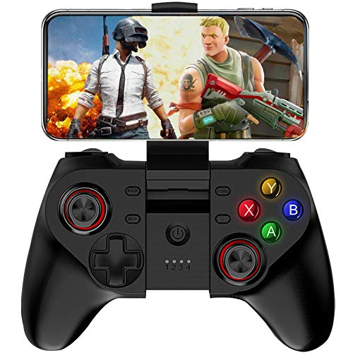 PUBG Mobile Controller, Wireless Key Mapping Gamepad Joystick Perfect for PUBG & Fotnite, Android Gamepad, Xiaomi Gamepad, Compatible for Android Phone Tablet PC - Direct Play