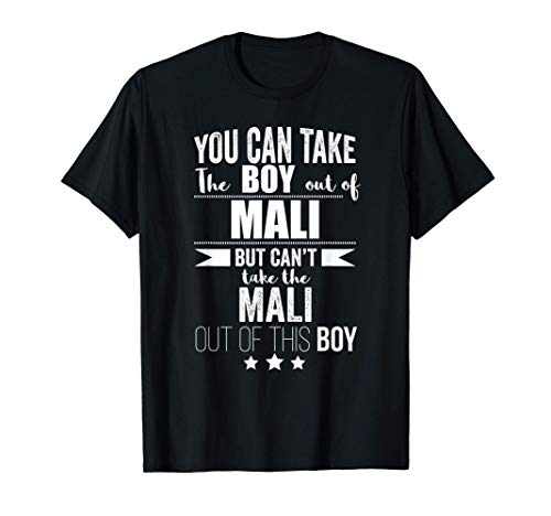 Puede sacar al niño de Mali Orgullo Malian Camiseta
