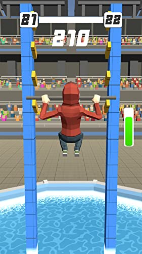 Pull-Ups! Best ninja warrior obstacle course game! If you like fitness, calisthenics, workout, training at the gym... download it now!
