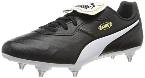 PUMA King Top SG, Zapatillas de fútbol Unisex Adulto, Negro Black White, 40 EU