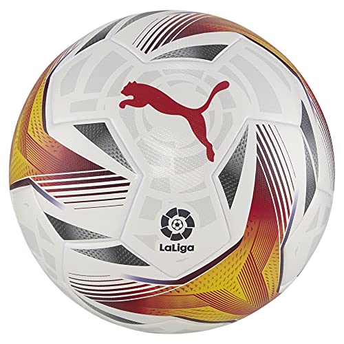 PUMA Pelota LaLiga 1 Accelerate FIFA Quality, Puma White-Multi Colour