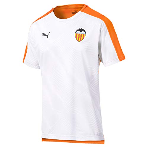 Puma Valencia CF Temporada 2020/21-Stadium Jersey Camiseta, Unisex, Vibrant Orange White, M