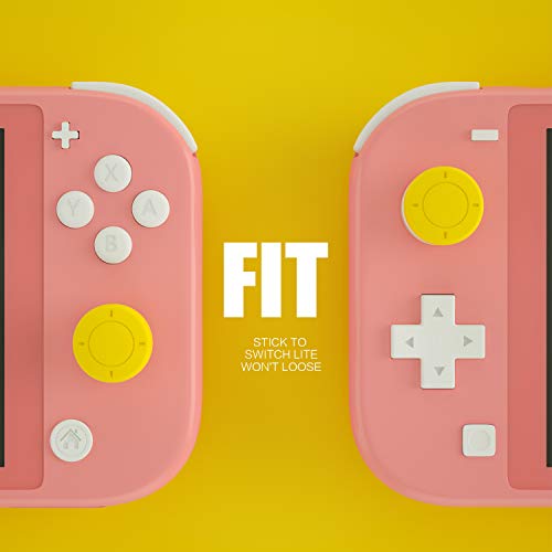 Puños para Nintendo Switch Lite, Color Amarillo