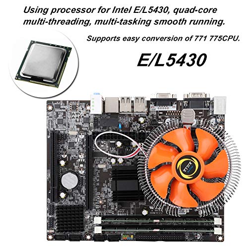 Pusokei Placa Base de Escritorio, Placa Base de computadora DDR3 1333/1066 1333MHz, Interfaz 4 USB2.0 para Intel G41, Placa Base SATA