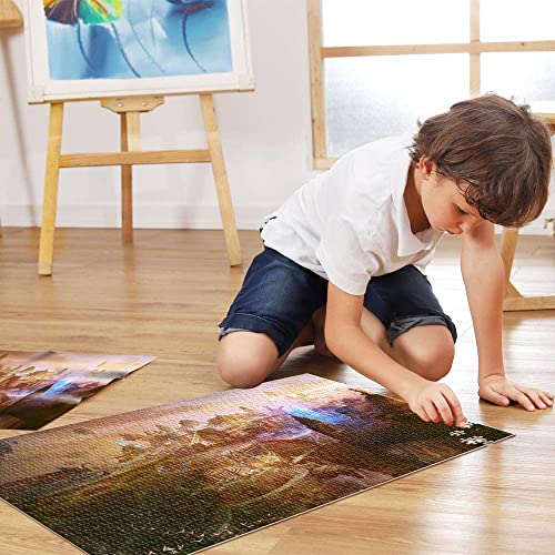 Puzzle 1000 Piezas fantasía Paisaje fantasía Rompecabezas de Madera 75x50cm Lindo Rompecabezas