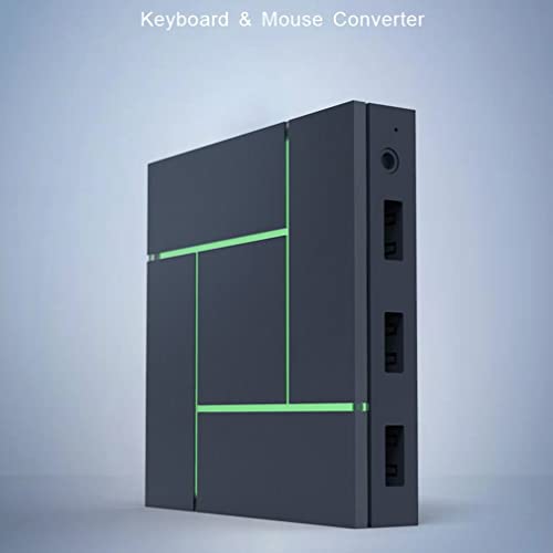 Pxn-K5 Pro Consola de Juegos Teclado Mouse Convertidor USB Adaptador de Juegos Convertidor Conversión de periféricos para Xbox One Ps4 para Ps3 Negro